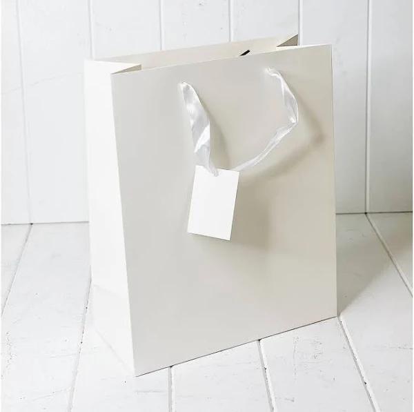 Matte White Gift Bag - Large