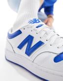 New Balance 480 Sneakers in White and Blue