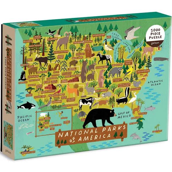 National Parks of America 1000 Piece Puzzle by Galison