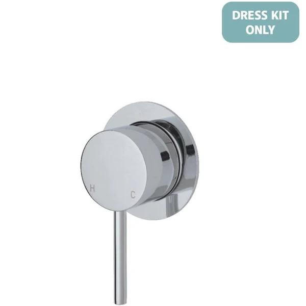 Fienza Kaya Wall Mixer Dress Kit - Small Round Plate