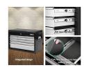 Giantz 9 Drawer Mechanic Tool Box Storage - Black & Grey