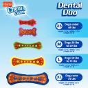 Hartz Chew N Clean Dental Duo Medium Dog Toy