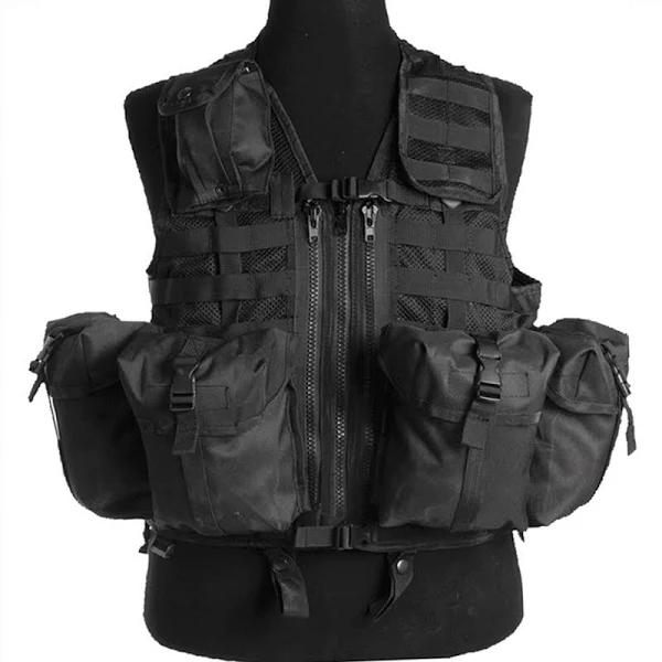 Mil-Tec Tactical Vest Modular System Black