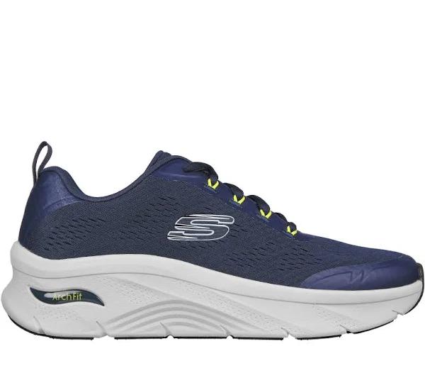 Skechers Arch Fit D'Lux Sumner - Navy/Lime 13