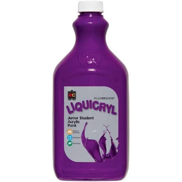 Liquicryl Fluorescent Junior Acrylic Paint 500ml - Purple