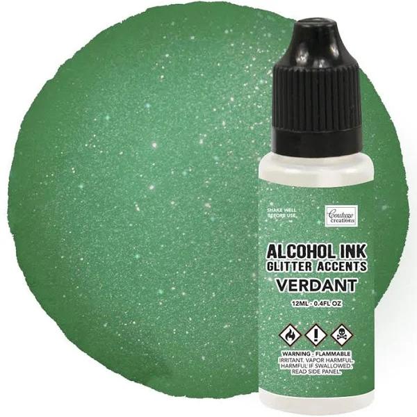 Couture Creations Alcohol Ink Glitter Accents 12ml Verdant