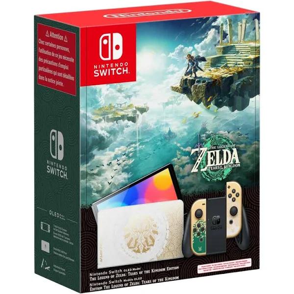 Nintendo Switch Console OLED Model - The Legend of Zelda Tears of The Kingdom Edition