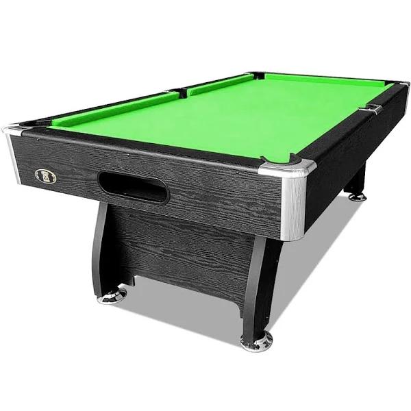 8ft MDF Pool Snooker Billiard Table with Accessories Pack, Black Frame freeshipping - megalivingmatters Black