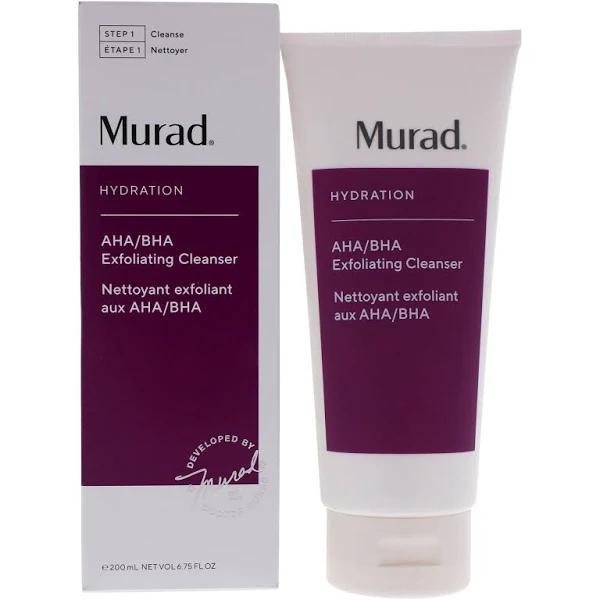 AHA-BHA Exfoliate Cleanser by Murad for Unisex - 6.75 oz Cleanser