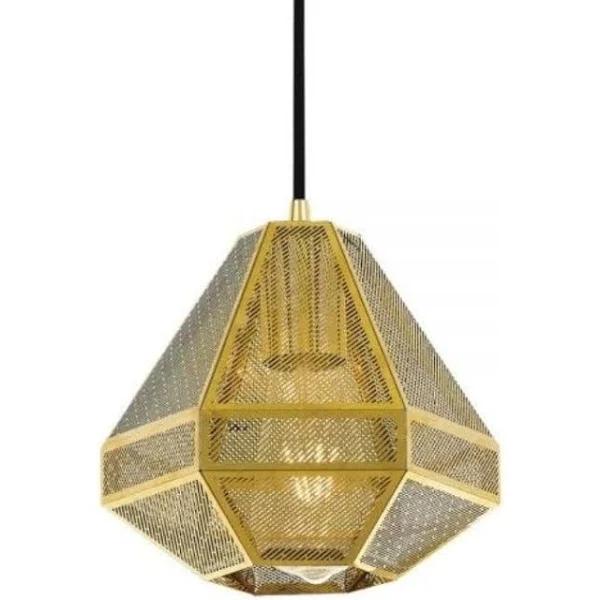 Magnus 1 Light Pendant Small - Gold