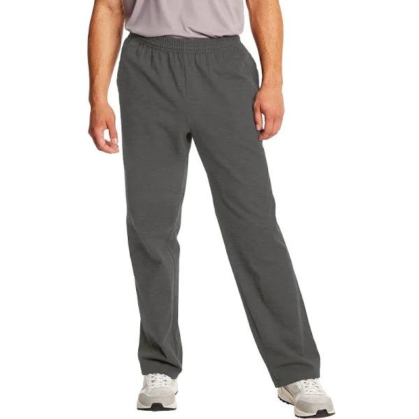 Hanes O5627 X-Temp Men's Jersey Pocket Pant - Charcoal Heather, S