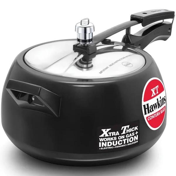 Hawkins Contura Black XT 5 L Induction Bottom Pressure Cooker (CXT50)