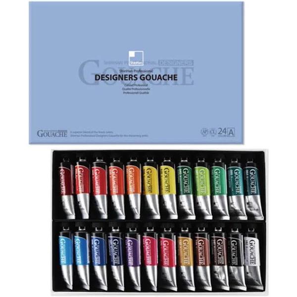 ShinHan Professional Designers Gouache Paint 24pk Set A