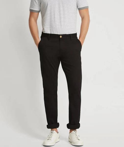 Oxford Stretch Skinny Fit Chino in Black 86