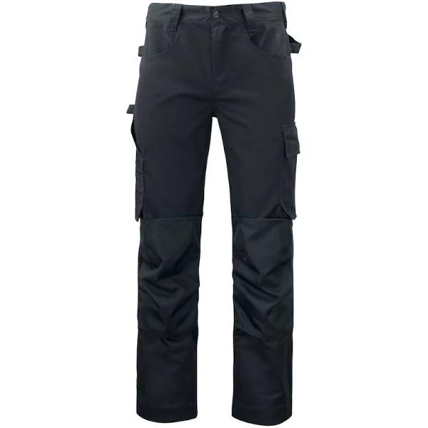 Projob Mens Cargo Trousers Black 36R