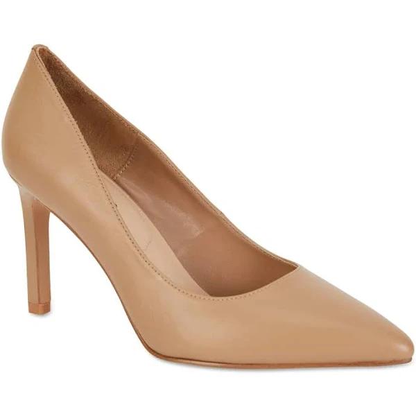 Sandler Octavia Heeled Shoes in Beige Leather Beige 11