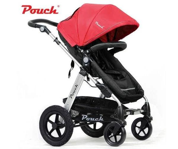 2 IN 1 BABY TODDLER PRAM STROLLER JOGGER ALUMINIUM WITH BASSINET - Purple