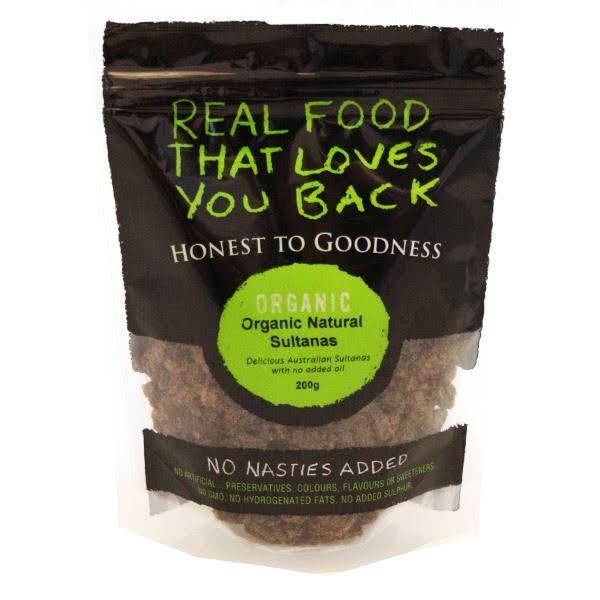 Honest to Goodness Organic Sultanas 200g