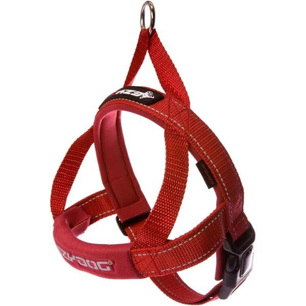 EzyDog Quick-Fit Harness XS Red