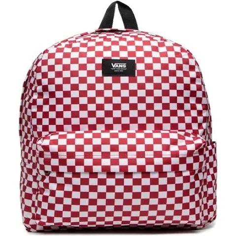 Vans Old Skool Check Backpack Red