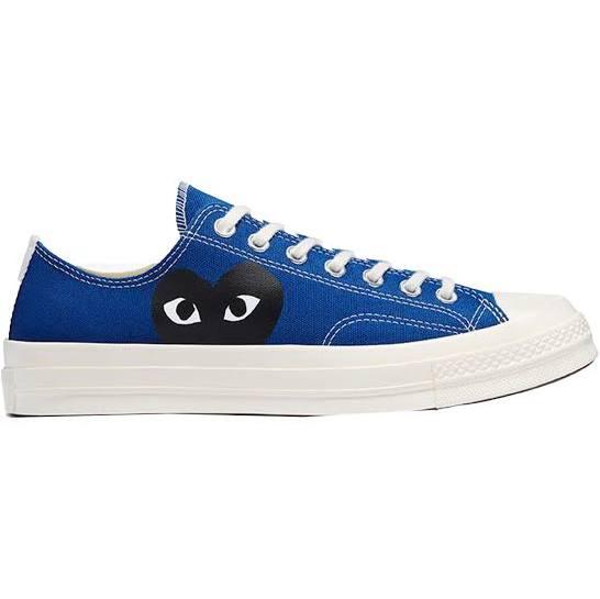 Comme Des Garçons Play Blue Converse Edition Chuck 70 Sneakers