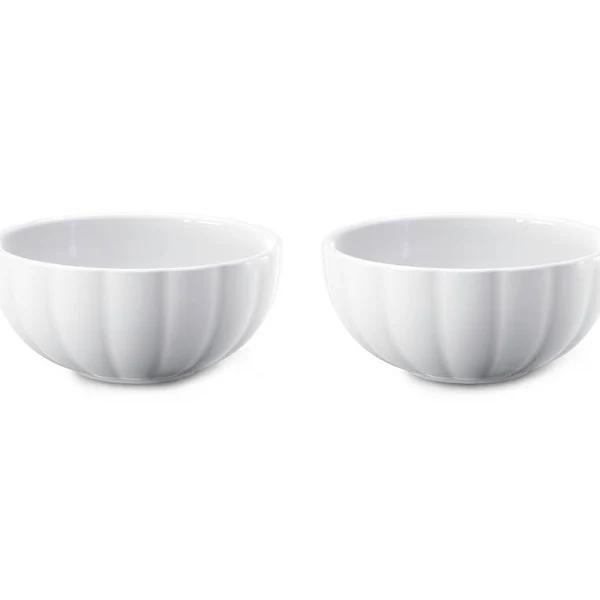 Georg Jensen Bernadotte Bowl, Small, 2 Pcs, Porcelain