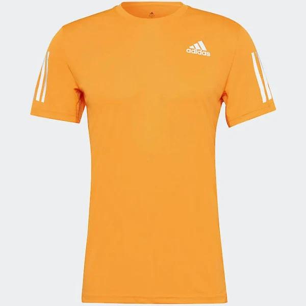 Adidas Own The Run T-Shirt - Orange Rush / Reflective Silver - XL