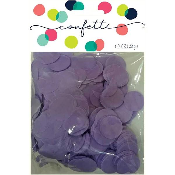 Confetti Circles 2cm Tissue Paper 28g Lavender