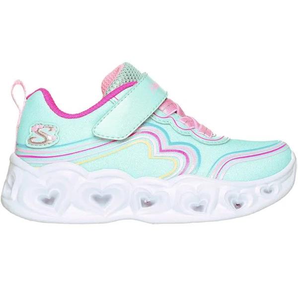 Skechers Infants' Heart Lights - Retro Hearts Blue Size 8 Female US | AfterPay Available