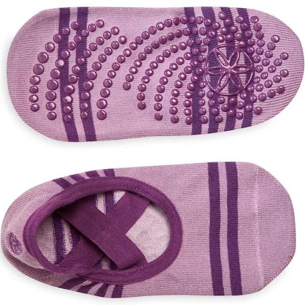 Gaiam Yoga Barre Socks - Non Slip Sticky Toe Grip Accessories for Women & Men