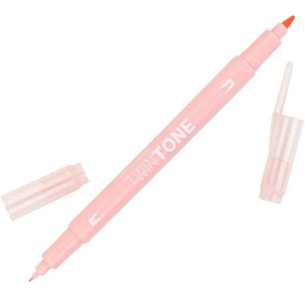 Tombow - TwinTone Dual Tip Markers 78 Coral Pink