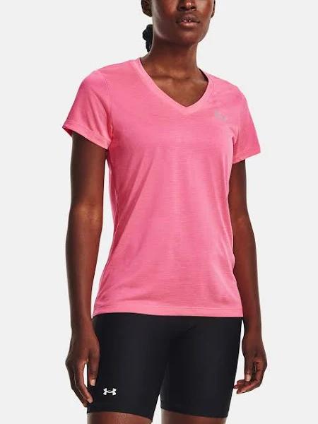 Under Armour Womens Tech Twist Tee Pink XS