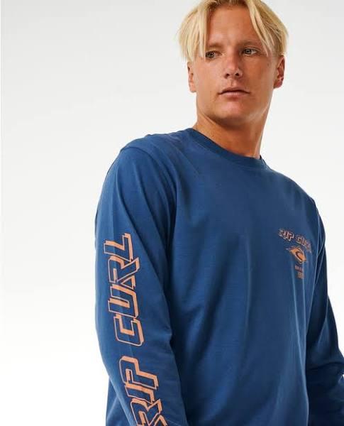 Rip Curl Fade Out Icon Long Sleeve Tee - Official Store