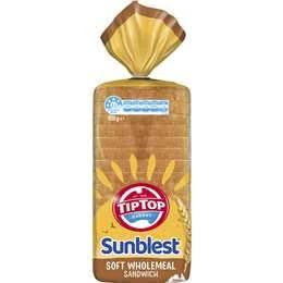 Tip Top Sunblest Wholemeal Sandwich Bread 650g