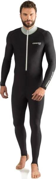 Cressi Unisex Skin Full Dive 1mm Suit - Black/Silver - Swimoutlet.com