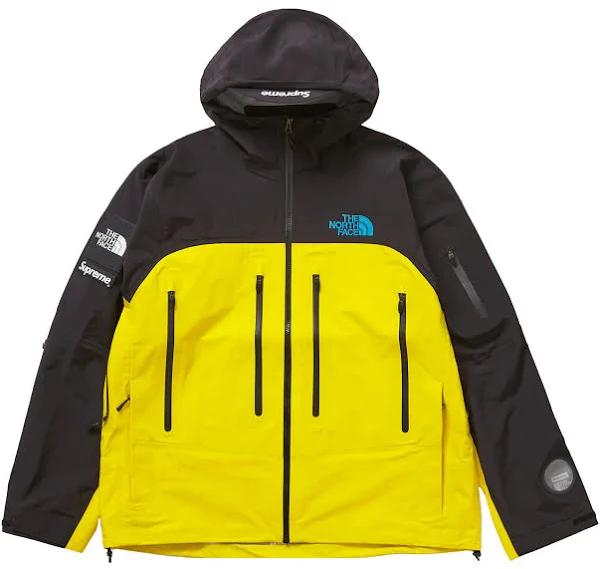 Supreme The North Face Taped Seam Shell Jacket Yellow