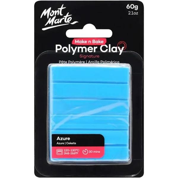 Mont Marte Make N Bake Polymer Clay 60g - Azure