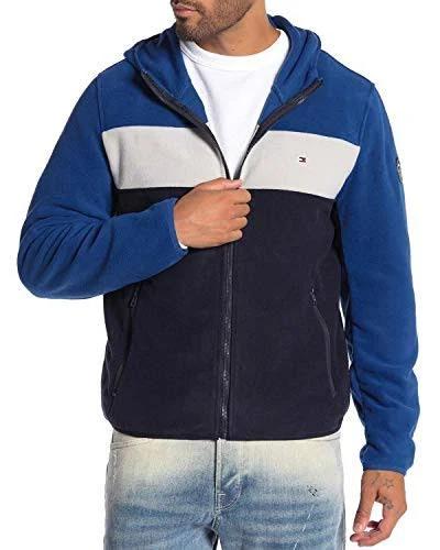 Tommy Hilfiger Men's Hooded Performance Fleece Jacket