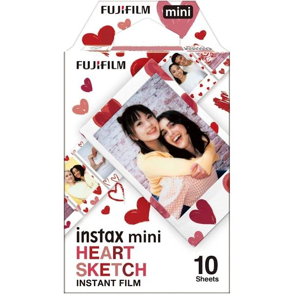 Instax Mini Heart Sketch Film 10pk