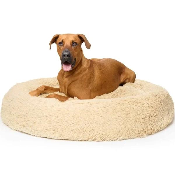 Fur King Nap Time Calming Dog Bed - XL -Brindle