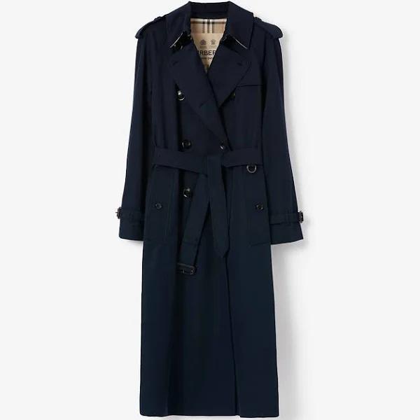 Burberry Long Waterloo Heritage Trench Coat , Size: 14