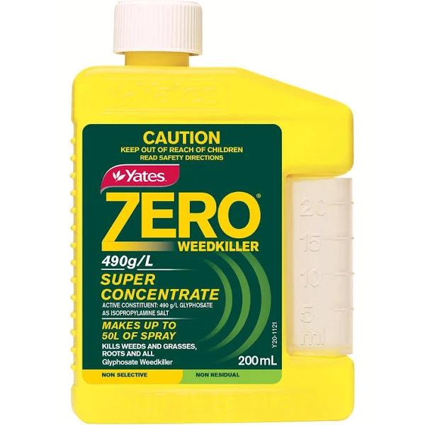 Yates 200ml Zero Weedkiller Super Concentrate | Weed Control