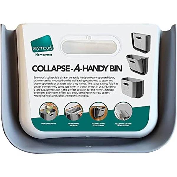 Collapse-A Rubbish Bin Wall Mount - 6L