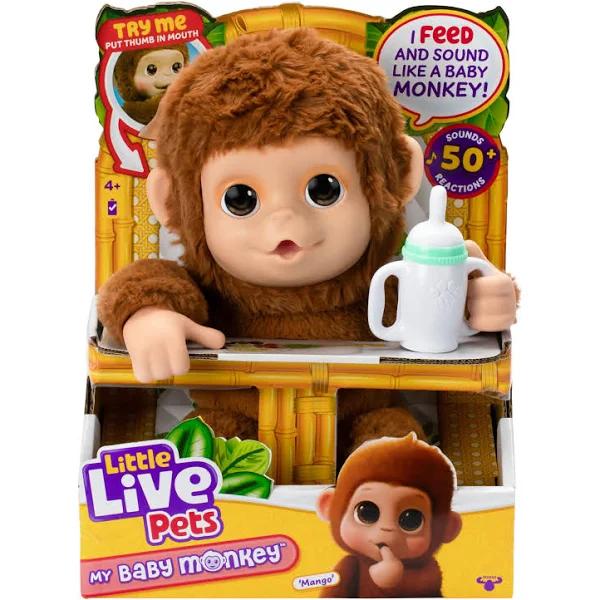 Little Live Pets My Baby Monkey Plush