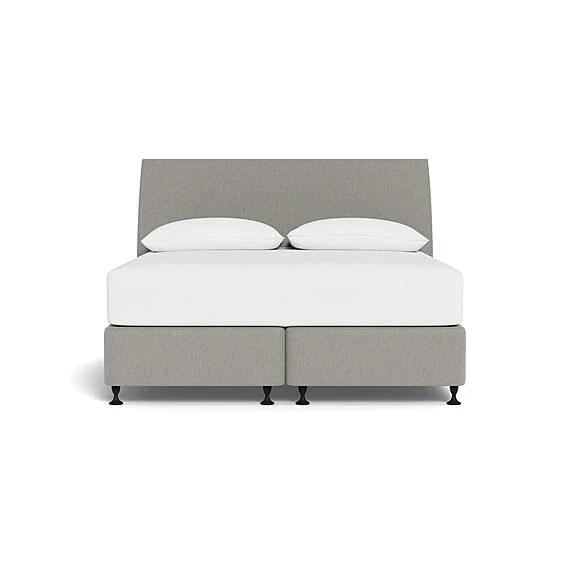 Toorak Tapered Platform Bed with 4 Drawers Pebble by Freedom