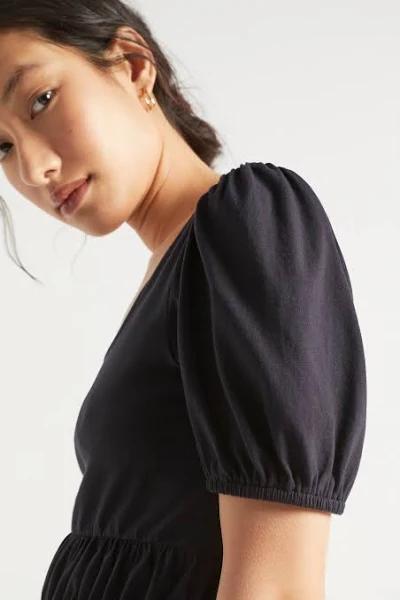 Seed Heritage Square Neck Ruched Tee Dark Navy XXS