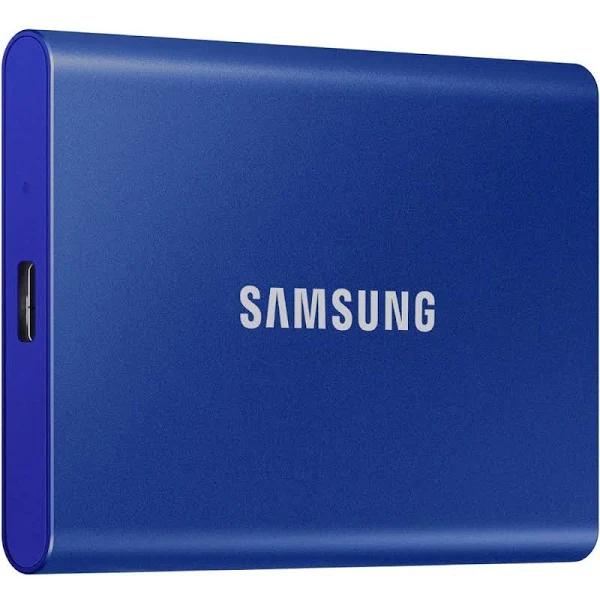 Samsung T7 2TB USB 3.2 Portable SSD - Blue Mu-pc2t0h/ww