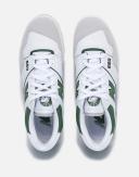 New Balance White & Green 550 Sneakers