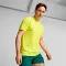 Run Favourite Men's Heather Running T-Shirt in Yellow Burst Heather, Size Large, Polyester by Puma