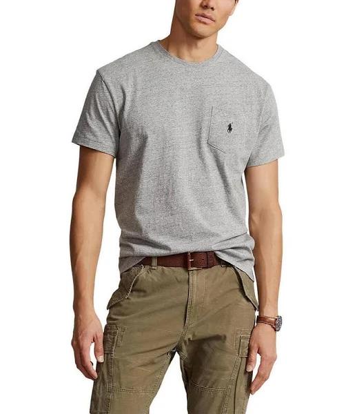 Polo Ralph Lauren Classic Fit Pocket Tee | Grey | Size M | Shopbop Men